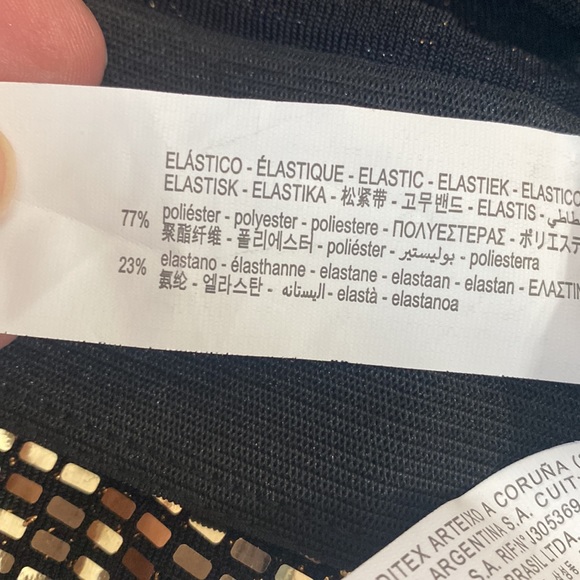 Zara gold sequin leggings, worn once - Picture 5 of 7